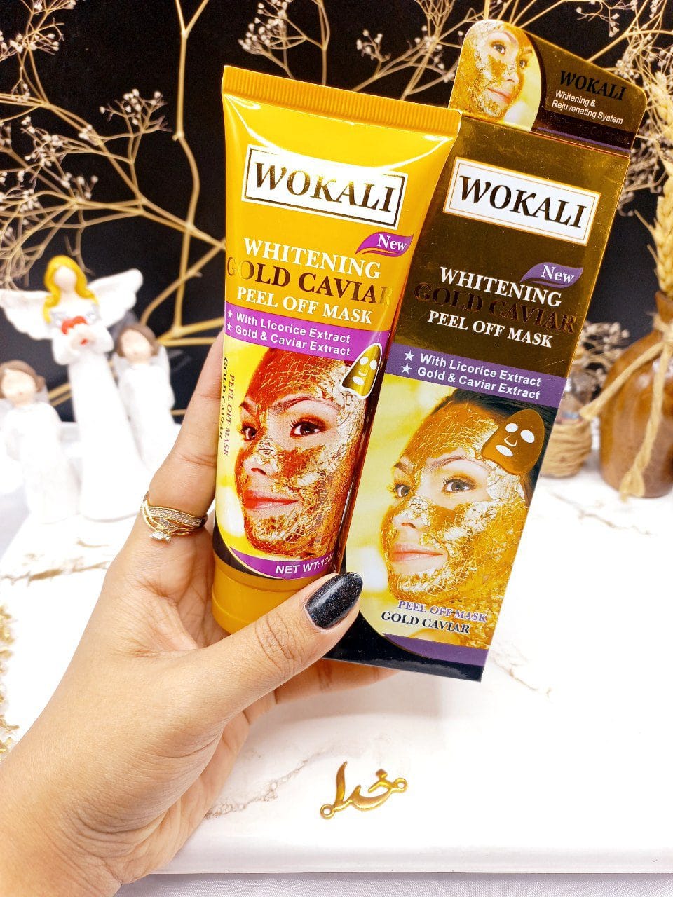 photo_2024-01-05_01-18-29 ماسک طلای تیوپی همراه با عصاره خاویار برند وکالی WOKALI کد WKL 403 - Image 1