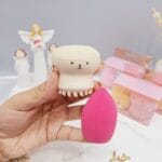 ست پک دوتایی فیس براش هشت پا و پد تخم مرغی MEILI STAR کد 4822