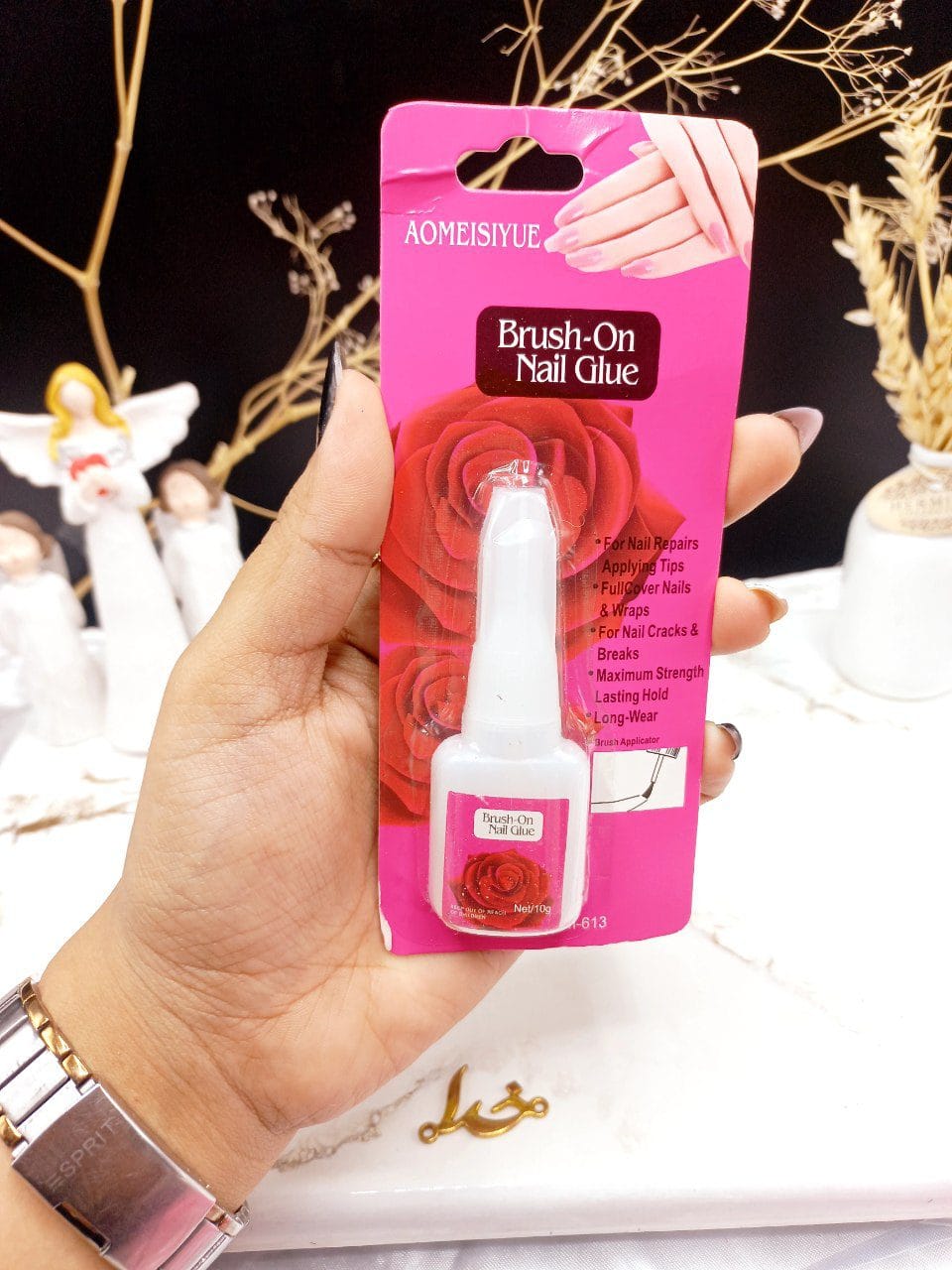 photo_2024-01-10_00-47-27 چسپ ناخن فرچه دار برند Brush_On Nail Glue کد AM_613 - Image 1