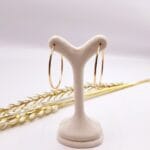 گوشواره طلایی طرح حلقه ای برند ژوپینگ