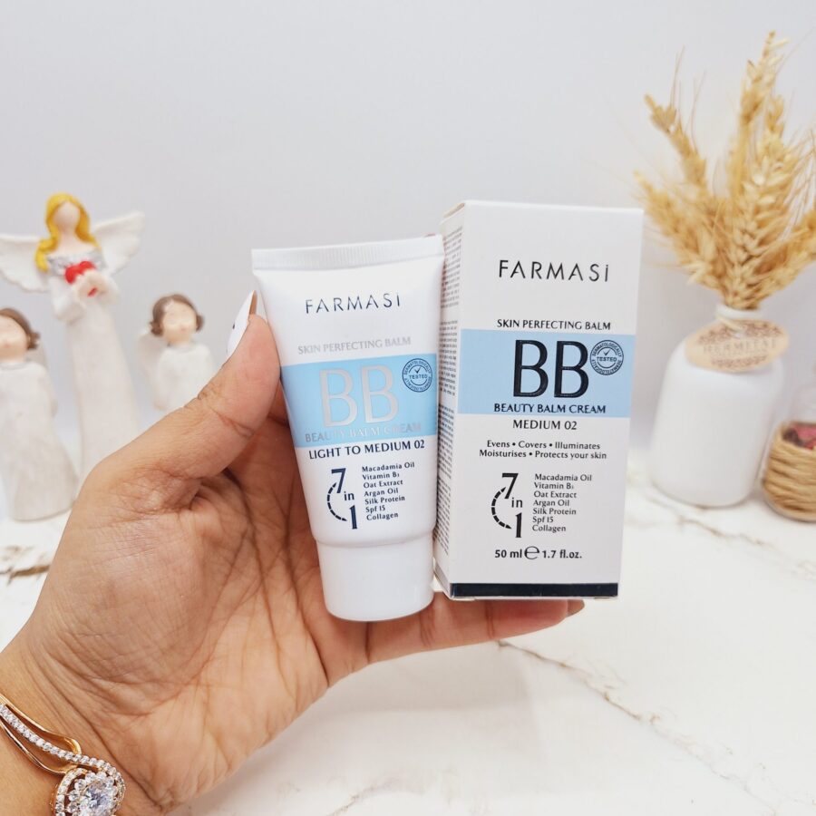 بی بی کرم پودر فارماسی FARMASI حجم 50 میل کارتن آبی کد 3984