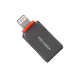 مبدل USB به لایتنینگ کلومن مدل K-OT16 خاکستری