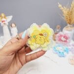 صابون کاغذی کرومی معطر مسافرتی کد 0293 (مدل باکس گل)