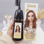 شانه رنگ مو رنگ نسکافه ای طبیعی برند دکسی Dexe کد 0031