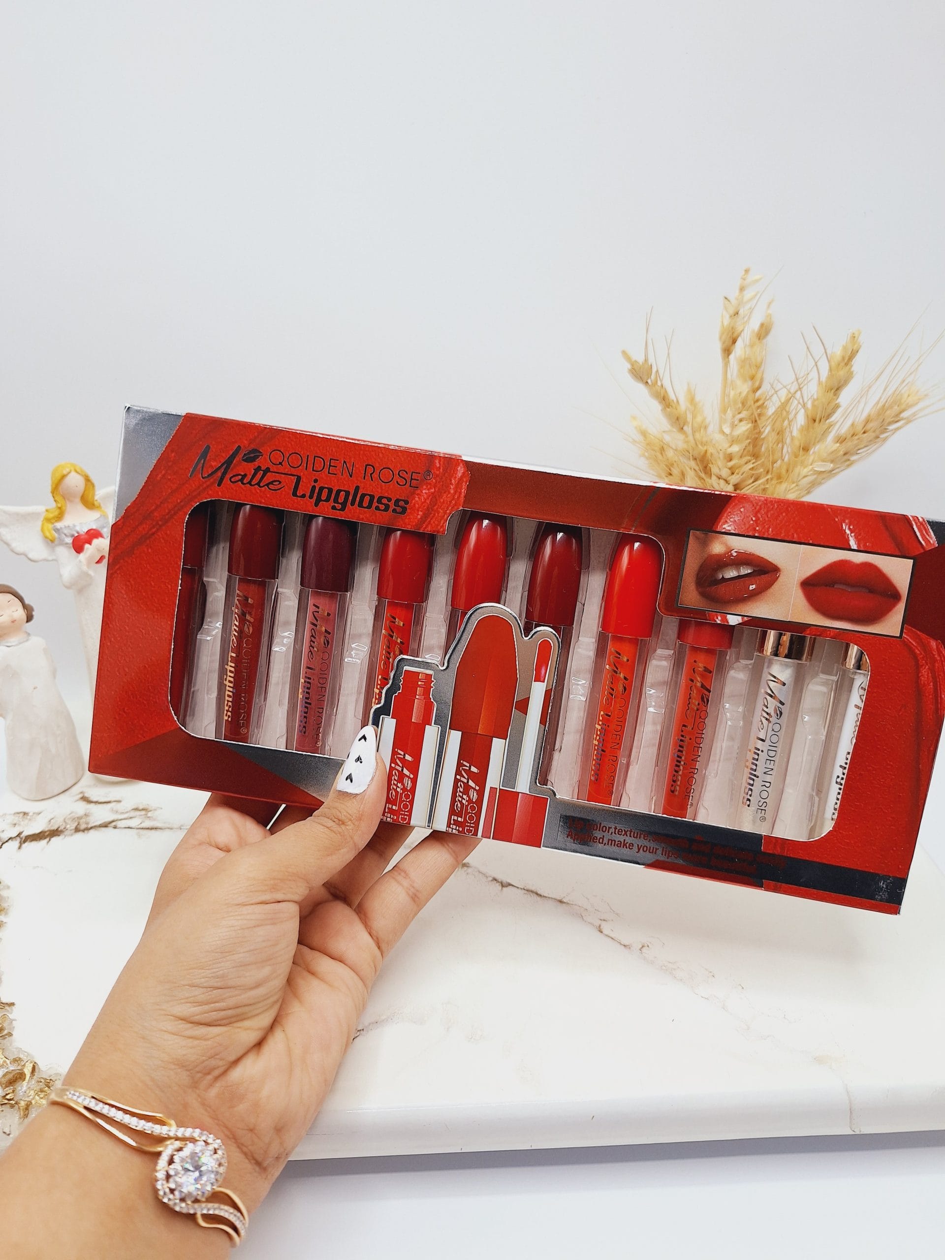 ۲۰۲۵۰۲۲۴_۱۴۵۰۳۹-scaled پک 10 تایی رژ مایع خوش رنگ و مات برند کویدن رز کد 2185 - Image 1