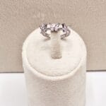 انگشتر جواهری طرح پروانه کیوت فری سایز