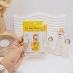 ماسک ورقه ای سفیده کننده کپسولی اسانس ویتامین سی با مرطوب کنندگی 24 ساعته کد 6604