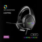 هدست مخصوص بازی کلومن مدل K17 مشکی گارانتی 12 ماهه تکنوپاز