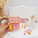 پک بالم لب 5 تایی رنگارنگ طرح خرس مهربون کد 8099-5