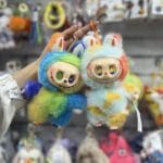 عروسک لبوبو | آویز لبوبو (labubu) | انرژی رنگین کمانی